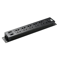 Bloc d'alimentation en rack 1U pour le Royaume-Uni, 8 prises, 32A, 230V, norme britannique, pour armoire serveur, utilisation en intérieur