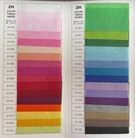 Vente chaude biodégradable cerf-volant papier coloré crêpe papier de soie pour chaussures vêtements emballage cadeau avec revêtement d'amidon