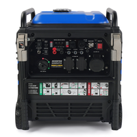 Dinking Super Leiser Benzin-Inverter-Generator 7500W Mit Griff und Rädern Klein