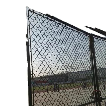 Galvanized Pvc Coating Chain Link Fence with Barbed Wire