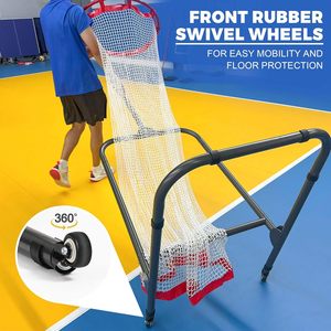 <span class=keywords><strong>Red</strong></span> de Entrenamiento de <span class=keywords><strong>Voleibol</strong></span> Portátil para Casa con Altura y Ángulo Ajustables para Lanzamientos - Product Image 5