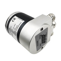 Capteur de position industriel à encodeur absolu multitours de type PVM58N-011/032AGR0BN-1213, PROFIBUS, 58 mm, 25 bits, arbre plein, 10-30 VDC