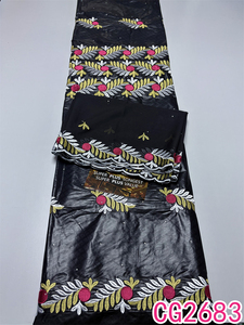 Tissu Bazin Riche en Gros avec Foulard Africain, Robe Brodée en Bazin Riche Grande Largeur 160cm pour Fête - Product Image 5