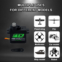Servomoteur numérique PTK 7462 MG 9g RC avec engrenages métalliques et composants en plastique - Robot - Aile fixe - Servomoteur numérique 180°