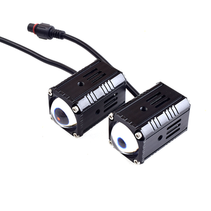 HyperLight Mini barres lumineuses à LED Grille de voiture ultra-mince et projecteur auxiliaire de moto Jaune et blanc Feu de conduite bicolore - Product Image 2