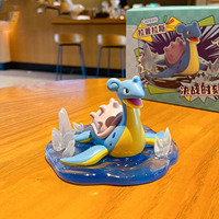 Boîte Mystère PVC Décoration Jouet Ornementale Temps de Combat Charizard Blastoise Venusaur Dragonite Cadeau de Noël
