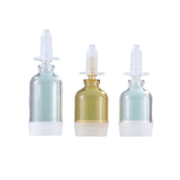 Échantillon Gratuit 10ml pour Flacon en Plastique Transparent 5ml 15ml Contenant d'Emballage Cosmétique Ampoule d'Acide Hyaluronique pour Essence Essentielle