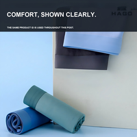 HAGO Boxer Homme Personnalisé Respirant Taille Mi-Haute Imprimé Design Épuré Extensible Ceinture Souple Vente en Gros