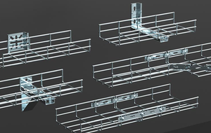 Bandeja de Cables de Malla de Alambre de Acero al Carbono para Uso Industrial y de Construcción |   Gestión Ordenada de Cables para Salas de Servidores y Centros de Datos - Product Image 4