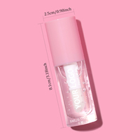 Huile à lèvres hydratante à la vitamine E, effet brillant transparent, OEM&ODM, soin des lèvres végétalien de haute qualité, maquillage nourrissant, gloss teinté brillant
