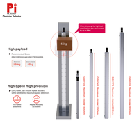 Modul Linear Sekrup Bola Pi High Rigidity 1600mm Stroke Aluminium dengan Repeatabilitas ±0.005mm/±0.01mm CNC AOI untuk Otomatisasi PCB LCD