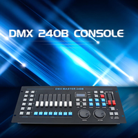 Console d'éclairage à interrupteur manuel DJ DMX 240B Contrôleur de gradation RVB pour l'éclairage de scène de mariage Barre de contrôleur DMX512