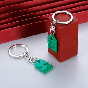 Llavero de ladrillo <span class=keywords><strong>para</strong></span> parejas Amistad Corazón a juego Llavero colorido <span class=keywords><strong>para</strong></span> novia <span class=keywords><strong>Novio</strong></span> Parejas Día de San Valentín Y373 - Product Image 6