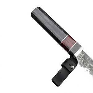 Couteau de chef japonais forgé à la main, lame en acier Damas, manche en bois, couteaux de cuisine professionnels pour la vente en ligne - Product Image 2