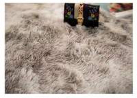 Tapis de salon moderne en velours et peluche, accessoire moelleux