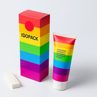 Boîtes d'emballage en carton gaufré personnalisées en gros, finition mate 20pt, luxe, à fermeture inversée, pour produits cosmétiques