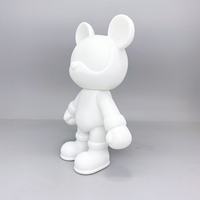 Ours fluide violent en vente sur TikTok, ours fluide blanc de 21 cm, peinture artistique, ours fluide DIY, modèle de poupée, jouet pour enfants et adultes