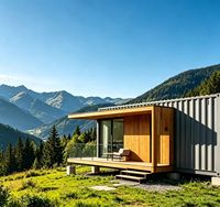 Hôtel conteneur extensible, étanche, sûr, couleur personnalisable, maisons modulaires