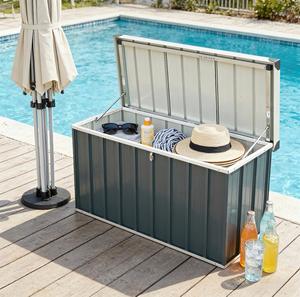 ESD11748-H60 Boîtier métallique extérieur pour <span class=keywords><strong>terrasse</strong></span>, boîte de rangement pour piscine, boîte à outils étanche, boîte utilitaire avec couvercle verrouillable – Vente directe usine - Product Image 4