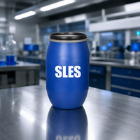 SLES 70% Sodium Lauryl Ether Sulfate, matière première détergente, liquide blanc AES, CAS 9004-82-4 SLES