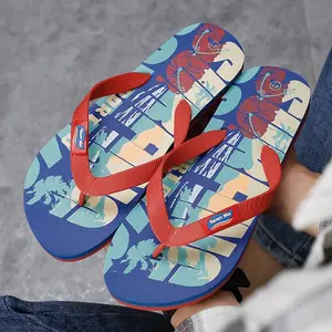 ODM Flip Flops Promotion EVA Anti-slip Fashion Wholesale Summer Custom Logo Promotional Men Women PVC Summer Slippers ODM OEM