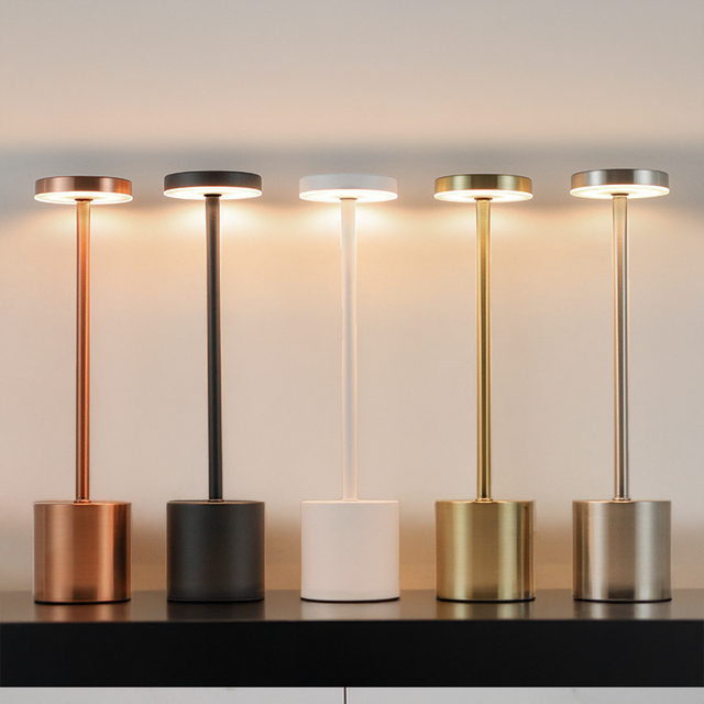 High Quality Cordless LED Desk Lamp Touch Dimming Portable 220V Table Light Modern European Design