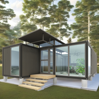 Kit de maison préfabriquée mobile moderne de 20 pieds pour usage commercial