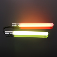 YANQINGSABER Nunchakus Pixel Transfrontaliers à Couleurs Changeantes 2-en-1, Bâton Lumineux en Métal, Accessoires de Scène Unisexe