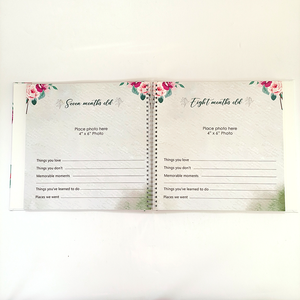 Cuốn sách kỷ niệm bé tùy chỉnh cho bé trai và bé gái Album một cuốn sách cột mốc để ghi lại mọi sự kiện từ sơ sinh đến 5 tuổi - Product Image 4