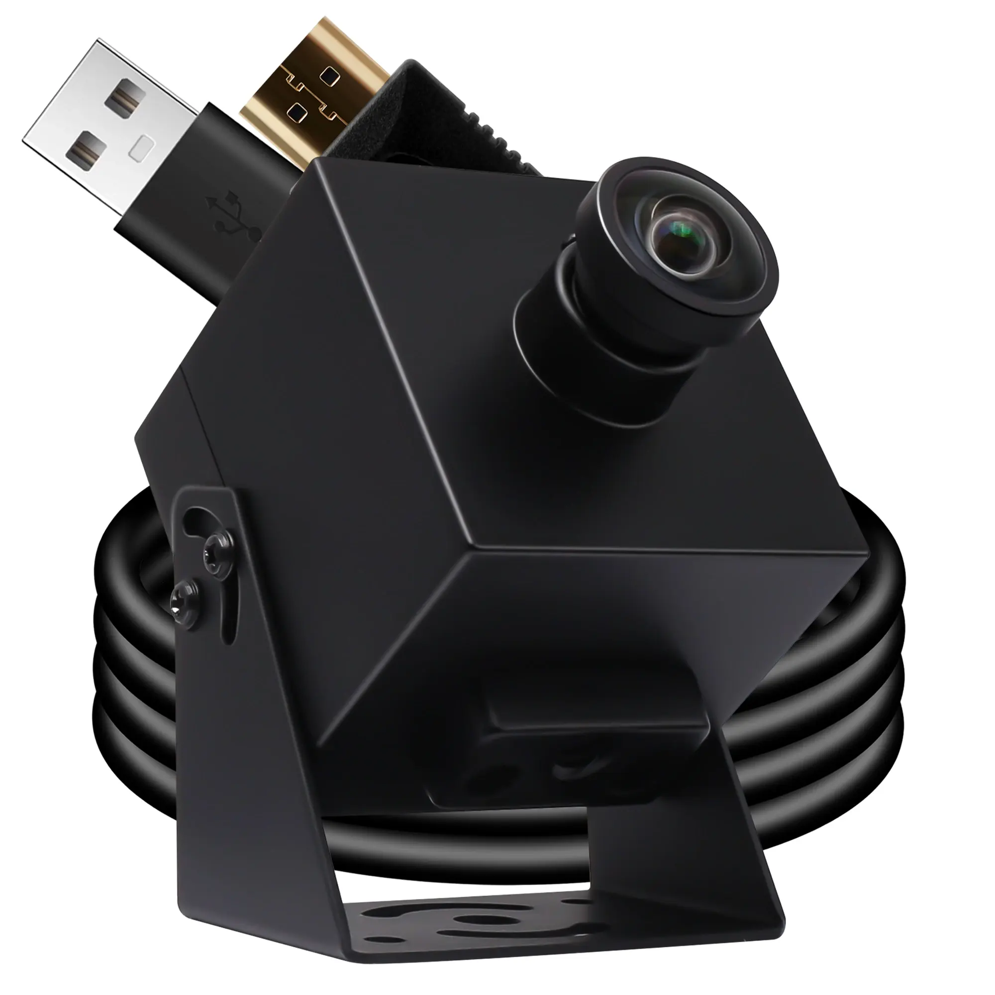 ELP 4K USBHDMIカメラ12mm/16mm/25mmモニターWebcam2XデジタルズームUltra HD H.264 2160P 30fps for Play Tablet Laptop PC