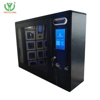 Cerradura Inteligente para Apartamentos Yinlong, Gabinete de Llaves Digital Seguro, Sistema de Gestión de Llaves Electrónicas con Tarjeta RFID/Huella Dactilar CE
