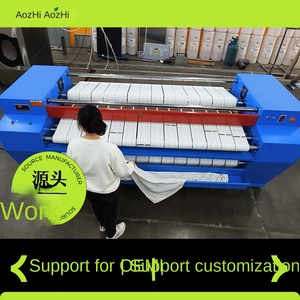 Machine à repasser industrielle à rouleau unique chauffant Chincan de 3,3 mètres pour draps et housses de couette 220/380V 36W 3,3 mètres H - Product Image 2