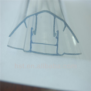 HUASHUAITE Fournisseur chinois Connecteur de <span class=keywords><strong>toiture</strong></span> en <span class=keywords><strong>polycarbonate</strong></span> plastique à clipser en forme de F <span class=keywords><strong>profilé</strong></span> en H et <span class=keywords><strong>profilé</strong></span> en U 16 mm - Product Image 6