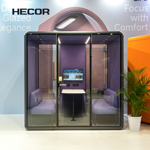 Kedap Suara Studio seluler ruang pertemuan akustik hening Office Pod dengan tempat duduk - Product Image 5