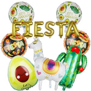 Offre Spéciale grande Fiesta Taco Cactus alpaga avocat Tarot feuille ballon mexique carnaval fête décorations Air anniversaire cadeaux ballon - Product Image 1