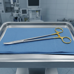 Stainless Steel Heaney Needle <b>Holder</b> Manual CE Certified Surgical Instrument Class I For Operating Room Use By GS - Product Image 5