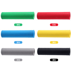 Puños de manillar de bicicleta de 25,4 mm de goma para bicicletas de montaña, puños de ciclismo de piñón fijo con opciones de color - Product Image 1