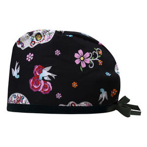 Logo personalizzato simpatico modello di cappelli da ospedale regolabili copricapo medico dentista lavoro Scrub cappello chirurgico per infermiere - Product Image 4