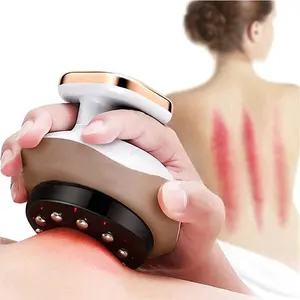 Electric Gua Sha massager and cupping therapy tool handheld physical therapy Gua Sha massage device with heat and suction