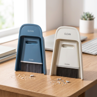 Mini ensemble balayette et pelle de bureau portable, brosse de nettoyage pour clavier et table, petit outil de nettoyage domestique et de bureau
