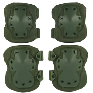 Tactical Combat Knie-und Ellbogens chutz polster Set Outdoor CS Paintball Radfahren Sicherheit Skateboard ing Knies chutz polster - Product Image 2