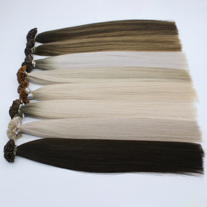 Professionale V Tip extension capelli lisci leggera e traspirante Pre-tinti legami di cheratina Remy trama capelli europei - Product Image 4