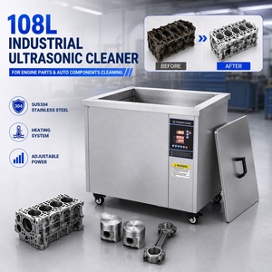 <span class=keywords><strong>Nettoyeur</strong></span> à ultrasons industriel 108L avec filtre <span class=keywords><strong>pour</strong></span> pièces de moteur automobile, culasse, boîte de vitesses, piston, élimination du carbone et de l'huile - Product Image 1