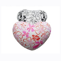 OEM Fauteuil pouf et coussins décoratifs doux et moelleux roses, en forme de cœur, pour la maison, la méditation et les couples