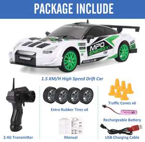 Voiture télécommandée Ept 1/24, modèle RC, véhicule haute vitesse, drift 4x4, jouet de course - Product Image 6