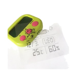 Film protecteur en PVC pour thermomètre numérique LCD d'intérieur avec fonction minuterie - Product Image 3