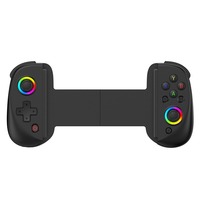 Manette de jeu sans fil D8 BT pour tablette, RGB scintillante, vibration six axes, moteur de vibration, bouton Turbo