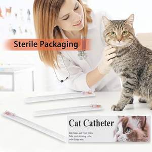 สายสวนปัสสาวะแมว0.8*130มม. สายสวนแมวแบบเปิดเครื่องคาเทตเตอร์2.5FR ไม่มีไกด์ - Product Image 2
