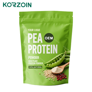 中国メーカーOEMカスタムロゴビーガンハイプロテインパウダー植物ベース加水分解クリア米エンドウ豆タンパク質分離サプリメント - Product Image 1