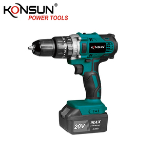 <span class=keywords><strong>Perceuse</strong></span> à percussion sans fil KONSUN 20V |   Moteur à couple maximal de 70 Nm, <span class=keywords><strong>mandrin</strong></span> sans clé de 13 mm, batterie de 4,0 Ah, construction robuste |   Personnalisable par l'OEM - Product Image 1